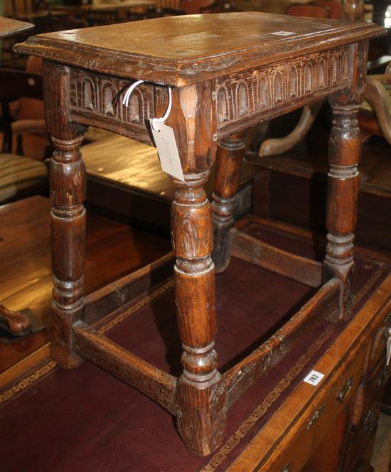 Oak joint stool